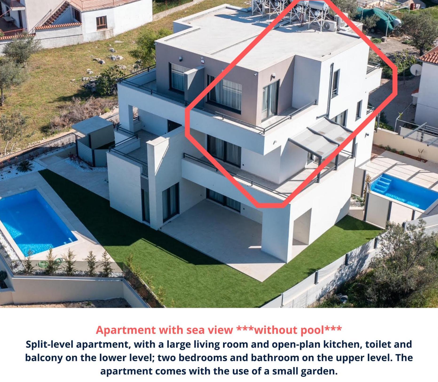 Villa Magna Luxury Apartments Murter Rum bild